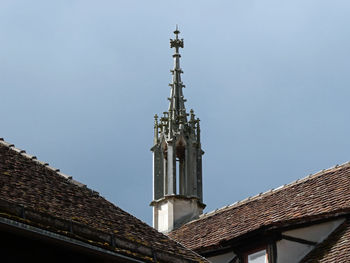 Low angle view of building against sky