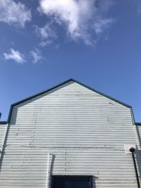 Low angle view of building against sky