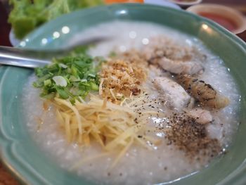 Close-up of food in plate