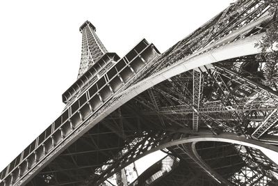 Low angle view of bridge against sky