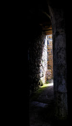 View through window