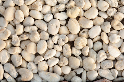 Full frame shot of pebbles