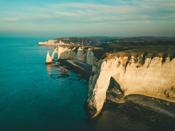 Panoramic view of sea against sky