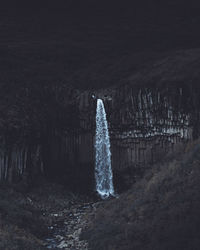 Scenic view of waterfall 