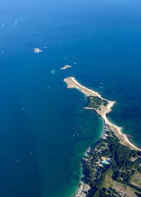 Aerial view of sea