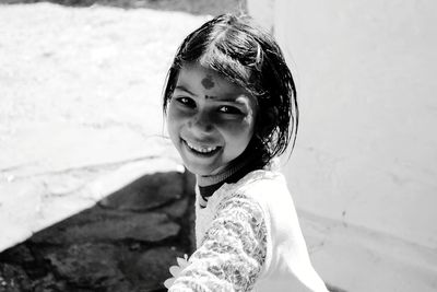 Portrait of a smiling girl