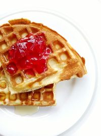 Close-up of dessert in plate