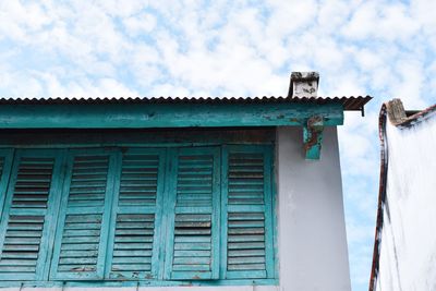Low angle view of building against sky