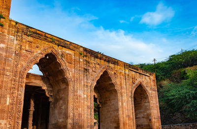 Low angle view of arch bridge