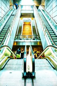 Low angle view of staircase