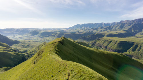 Scenic view of landscape against sky