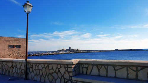 Panoramica view fron the pier of trapani