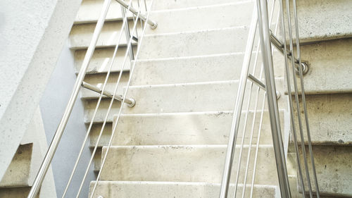 Low angle view of staircase in building