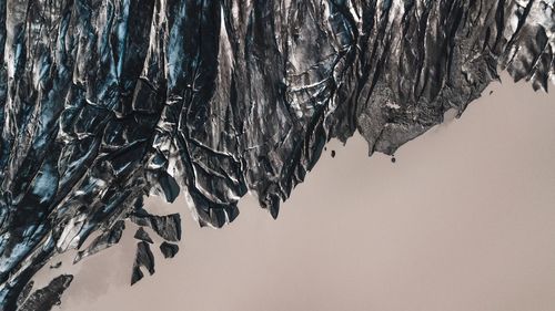 Snow covered mountain against sky