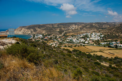 Panoramic view of sea against sky