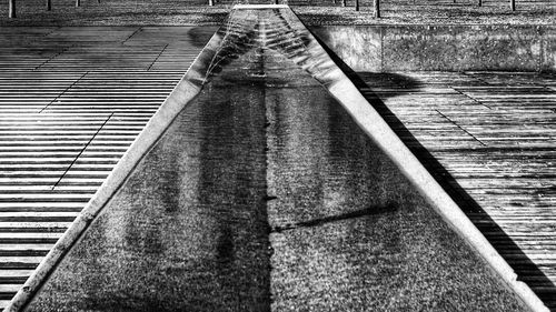 Low angle view of brick wall