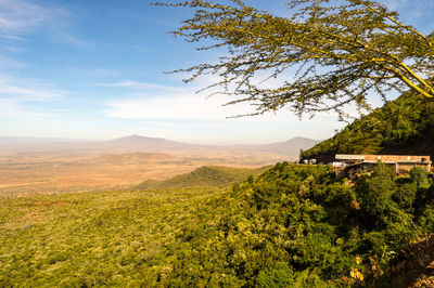 Scenic view of landscape against sky