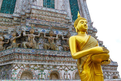 Low angle view of temple