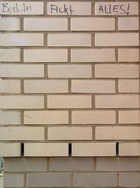 Full frame shot of brick wall