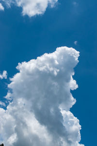 Low angle view of clouds in sky
