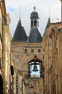 Low angle view of church against sky