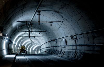 Interior of tunnel