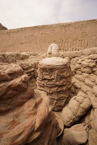 Low angle view of statue