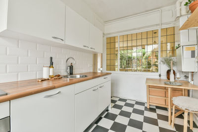 Interior of kitchen at home