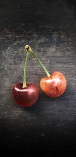 Close-up of apple on table