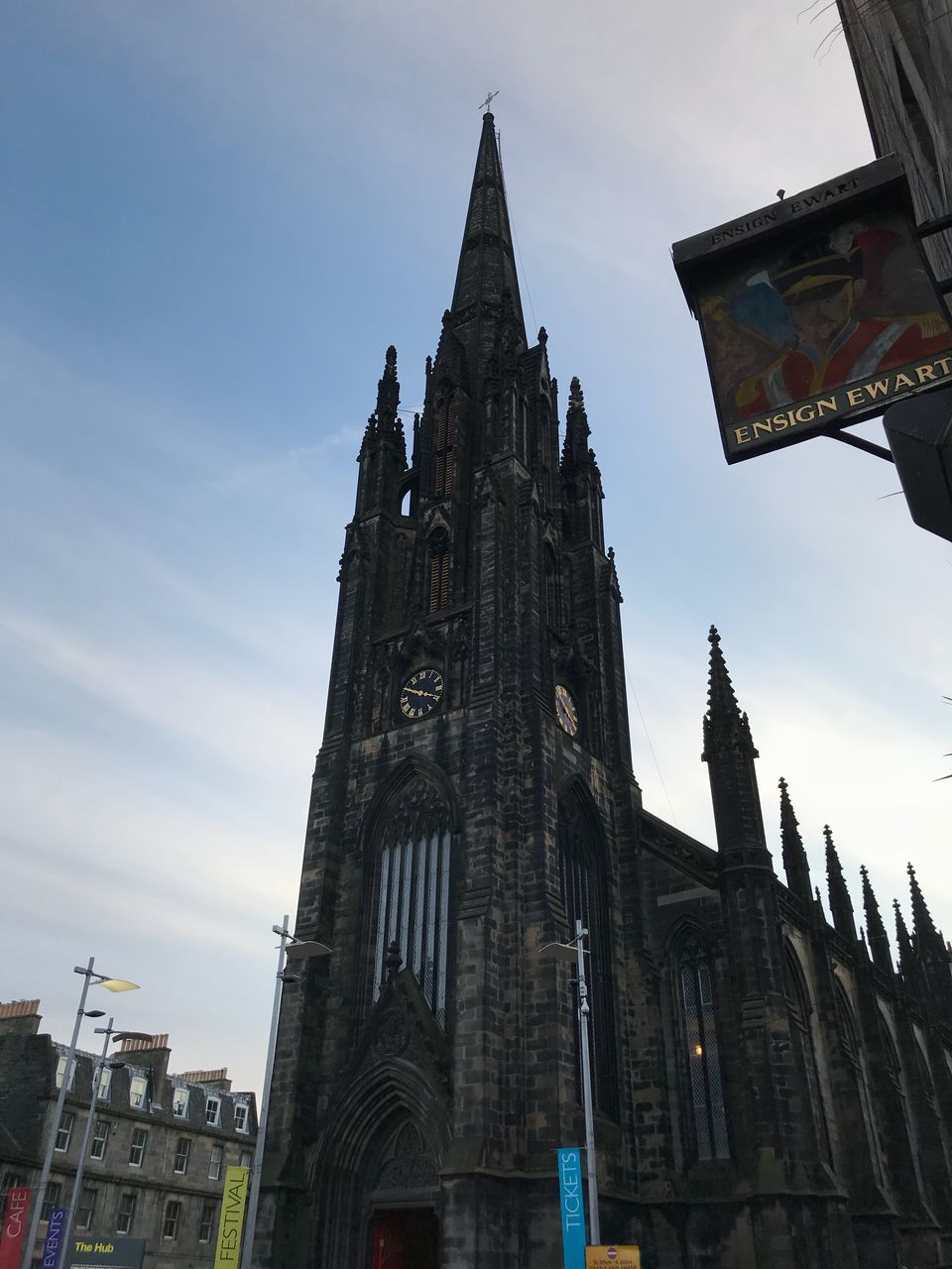 LOW ANGLE VIEW OF CHURCH