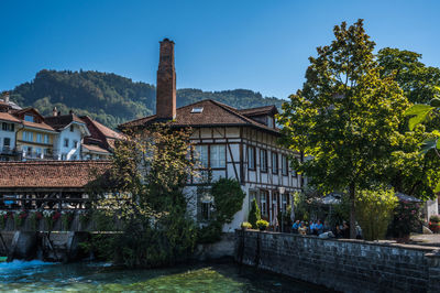 Motive from thun city at thunersee, switzerland