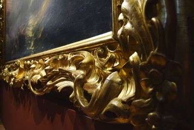 Close-up of machine part