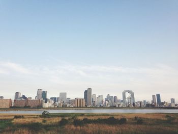 Skyscrapers in city