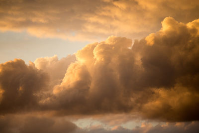 Low angle view of cloudy sky