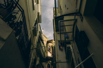 Low angle view of buildings against sky