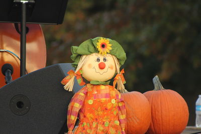 Close-up view of pumpkin pumpkins during halloween