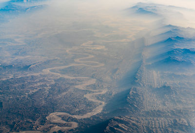 Aerial view of landscape