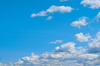 Low angle view of clouds in sky