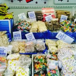 Variety of food for sale