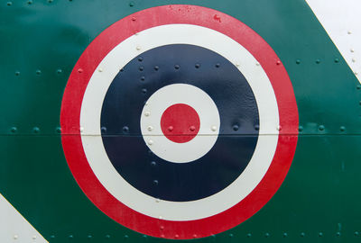 Close-up of sports target