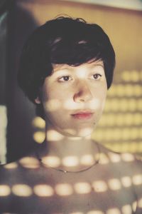 Portrait of young woman