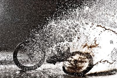 Close up of white background