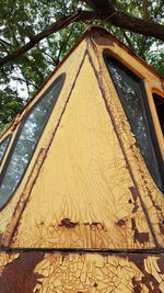 Low angle view of trees in forest