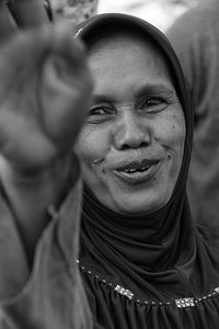 Portrait of a smiling woman