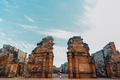 Old ruins against sky