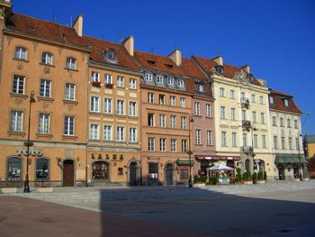 View of buildings in city