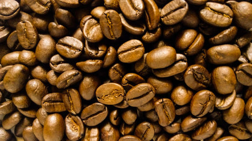 Full frame shot of coffee beans