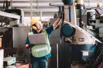 Man working in factory