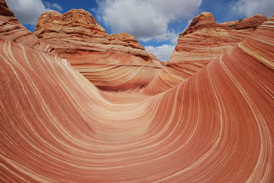 Low angle view of a desert