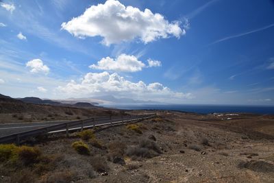 Scenic view of landscape against sky